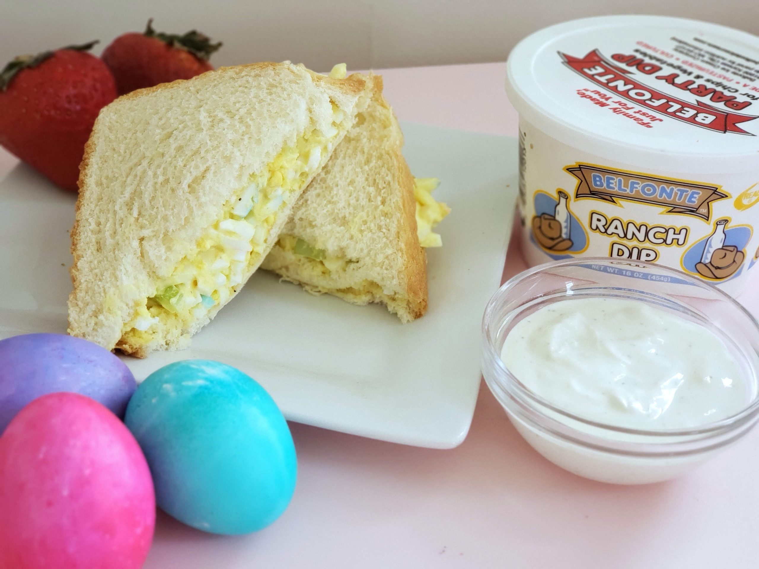 Easter Egg Salad with Ranch Dip