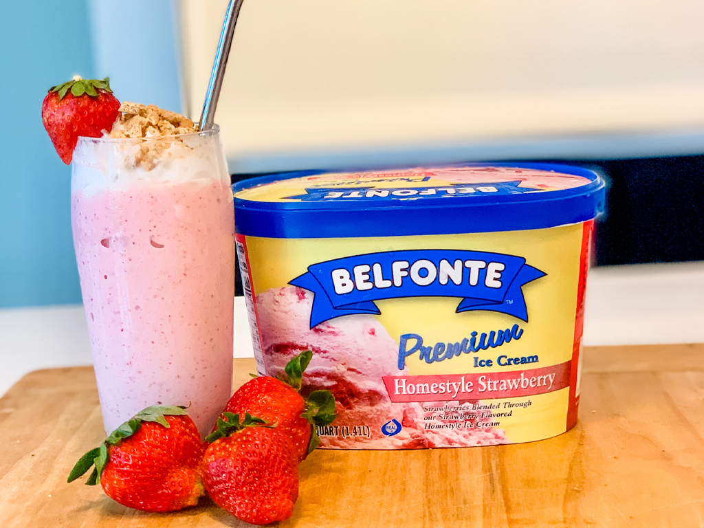 Belfonte Strawberry Cheesecake Milkshake
