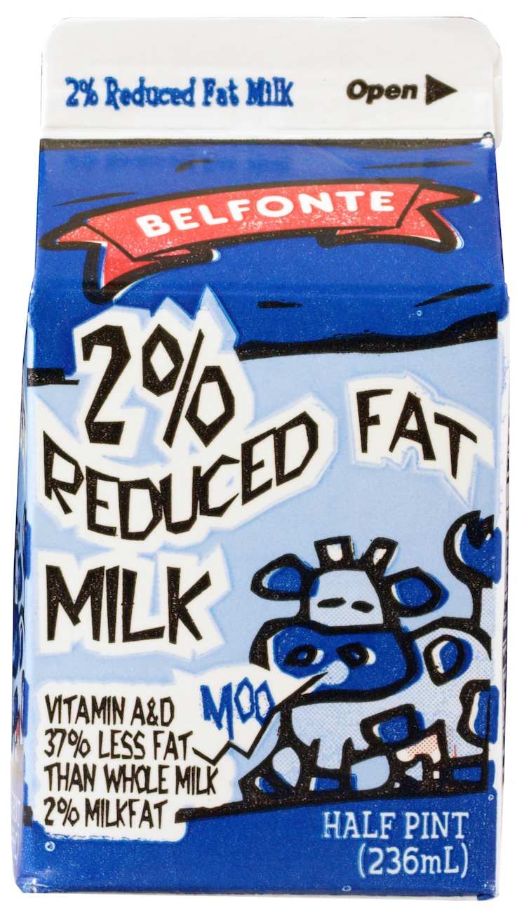 2% Reduced Fat Milk – Half Pint