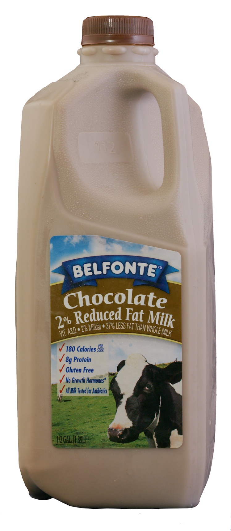 2% Reduced Fat Chocolate Milk – Half Gallon