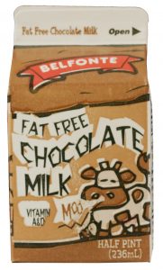 Fat Free Chocolate Milk – Half Pint | Belfonte Dairy