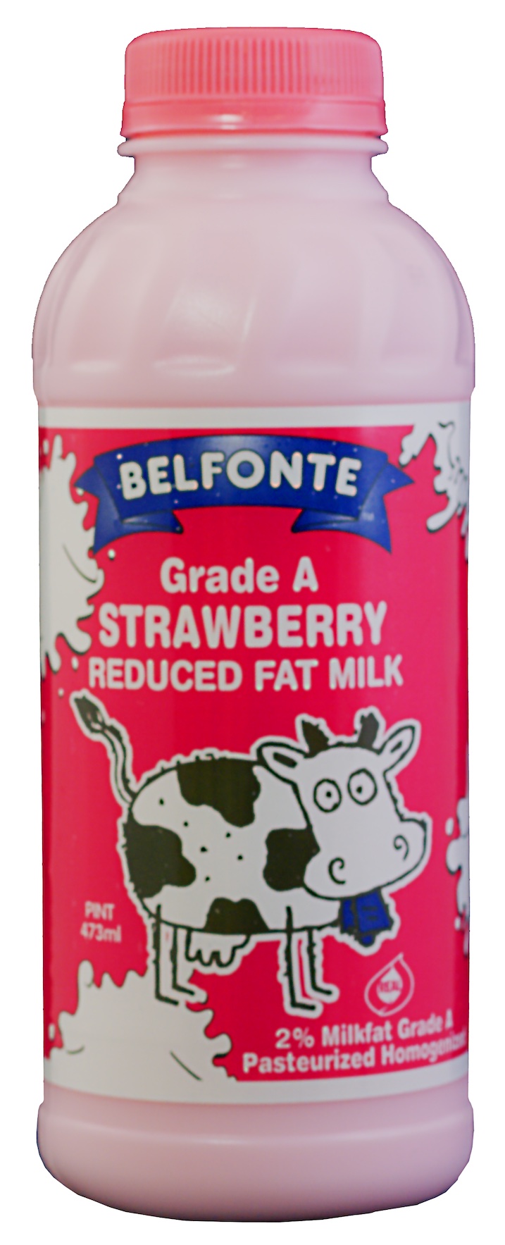 Strawberry Reduced Fat Milk Pint