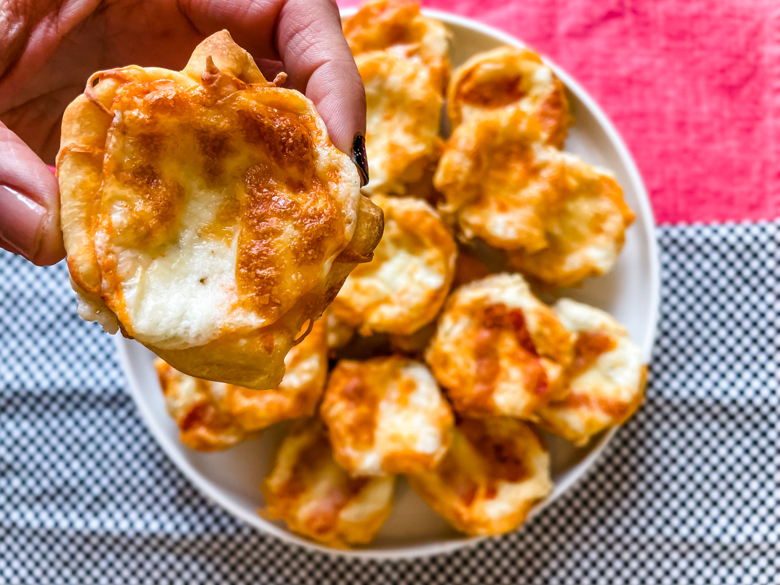 Deep Dish Pizza Bites with Belfonte Cottage Cheese