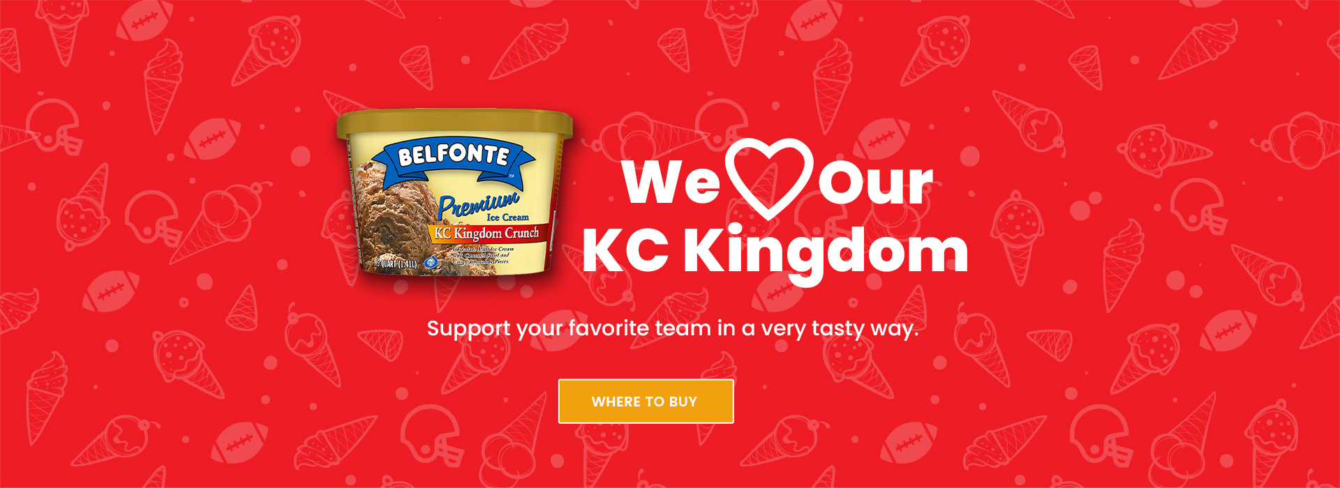 We Love Our KC Kingdom. Support your favorite team in a very tasty way.