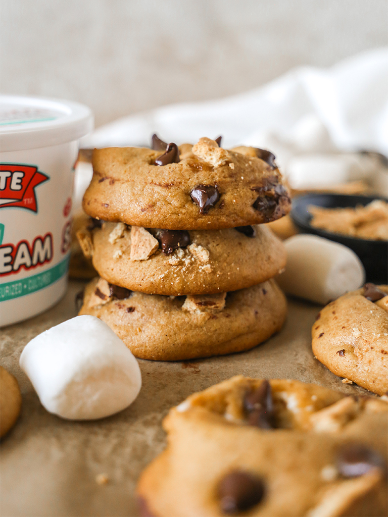 Pumpkin Smores Cookies