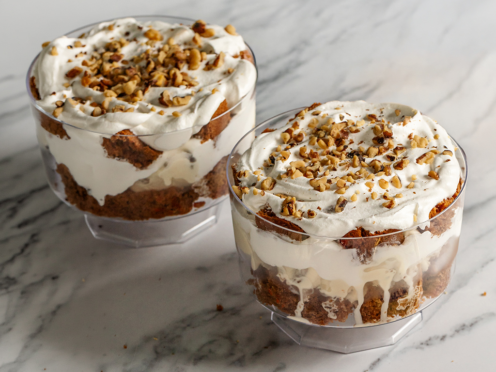 Carrot Cake Ice Cream Trifles