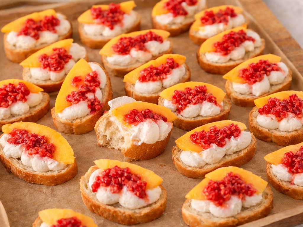 Mango Raspberry Fruit Croistini